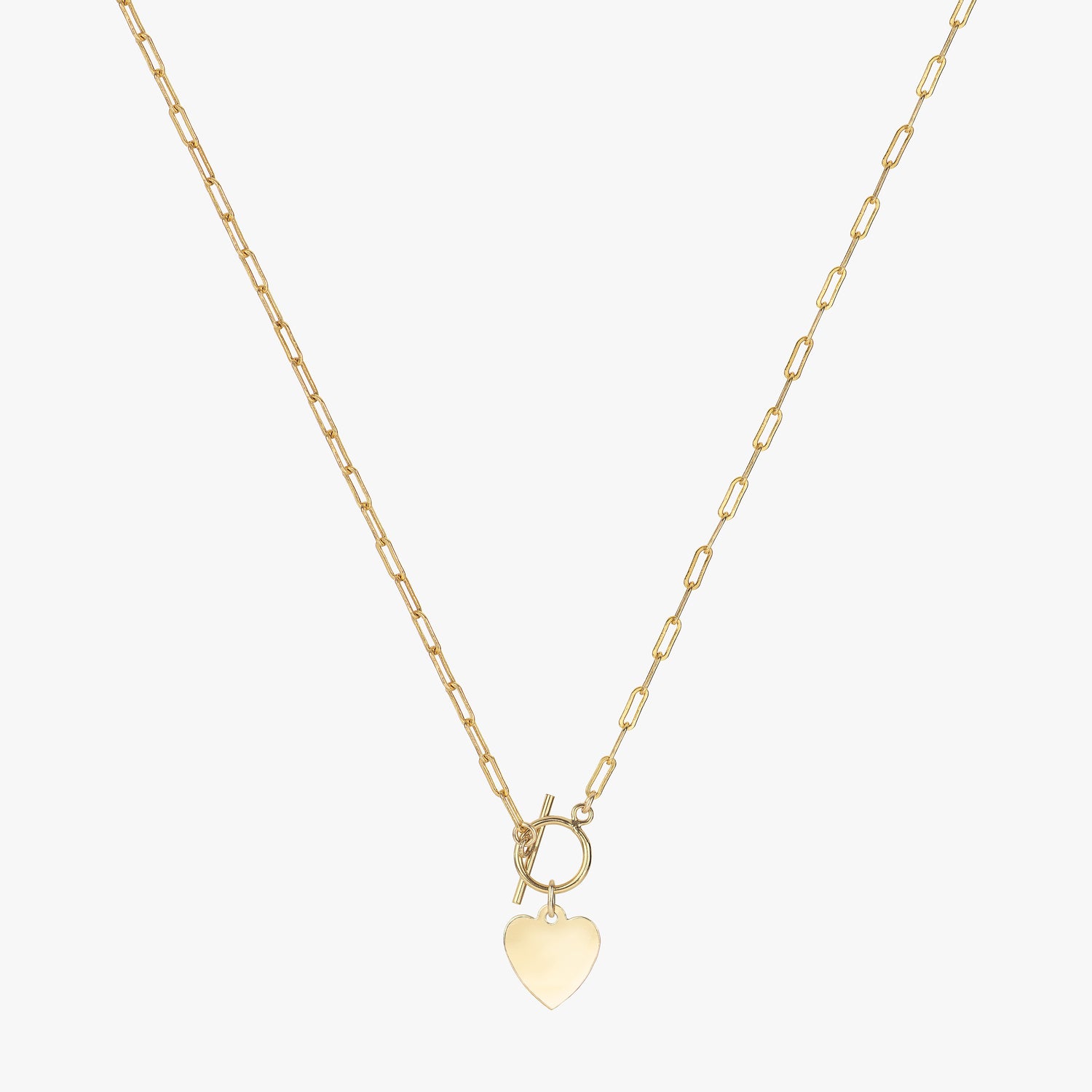 Boyfriend Link Toggle Heart Necklace