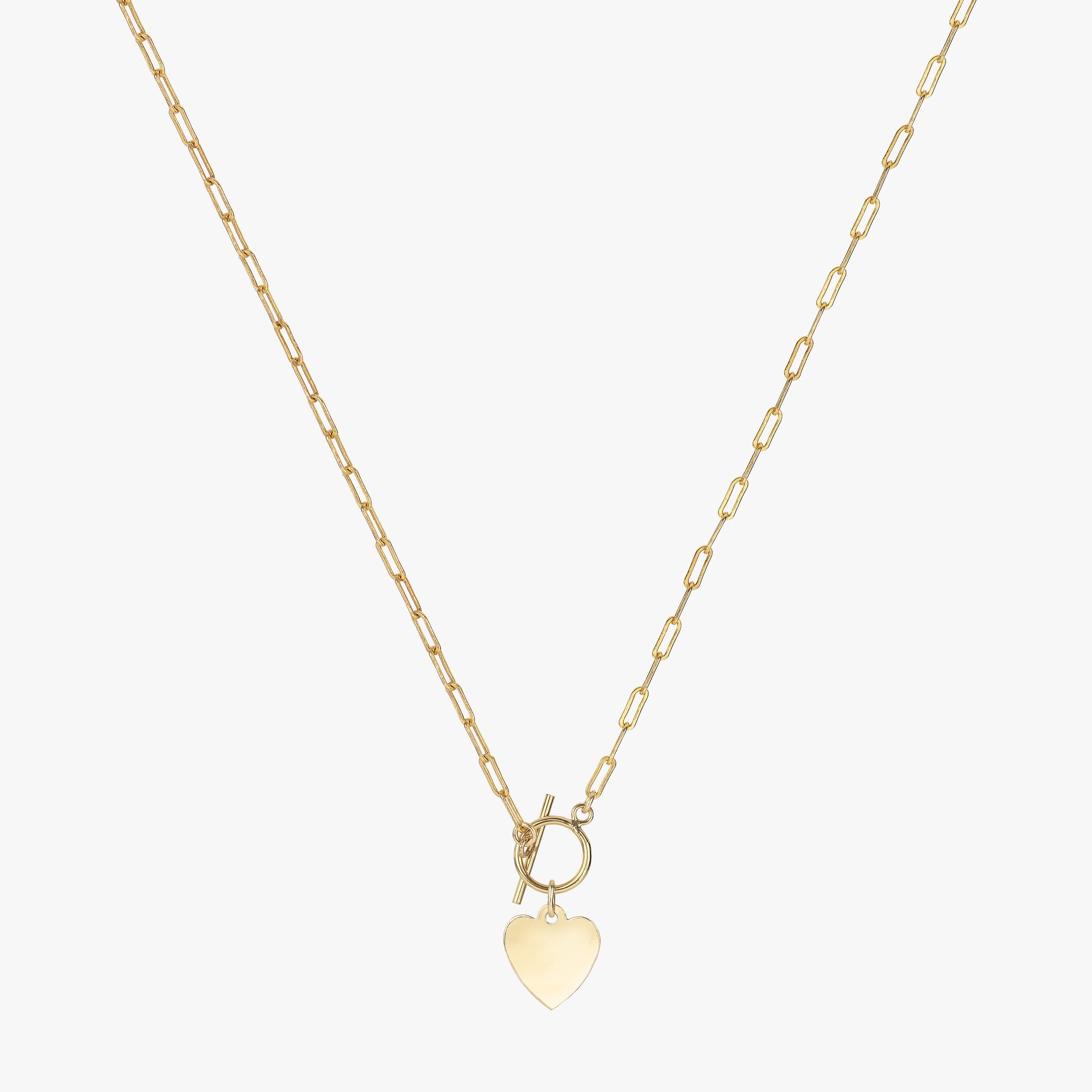 Boyfriend Link Toggle Heart Necklace
