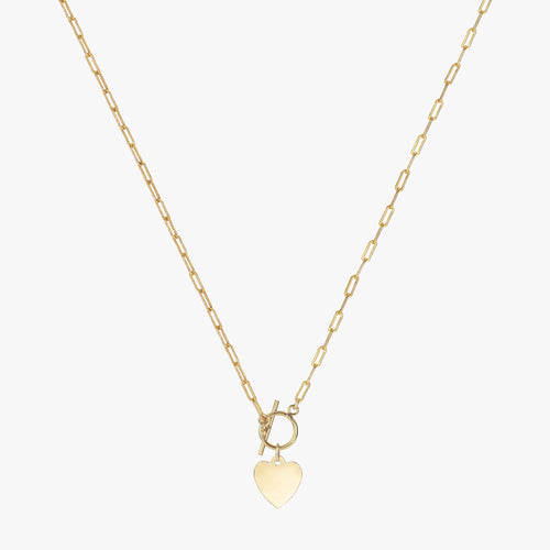 Boyfriend Link Toggle Heart Necklace