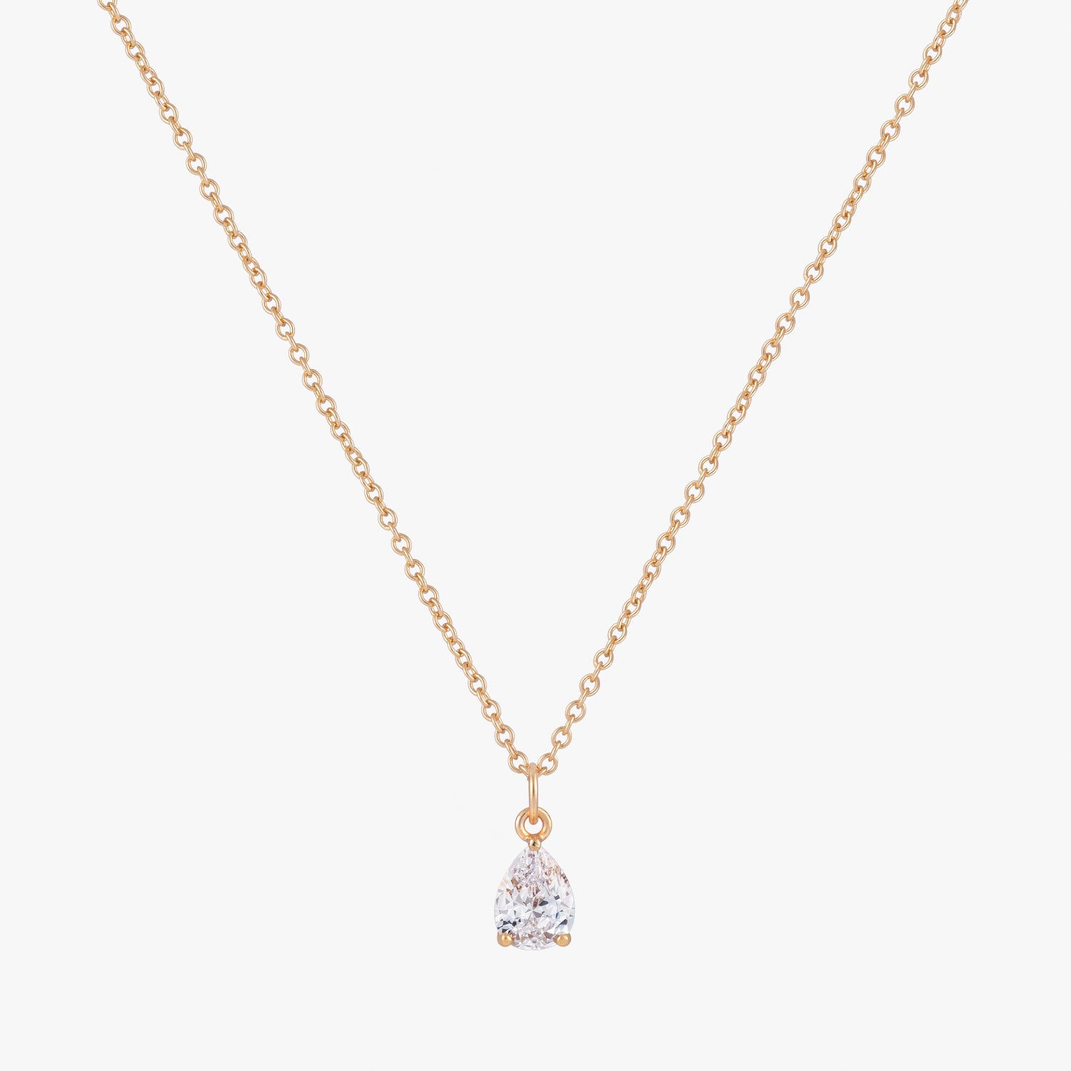 Minimal Teardrop Necklace