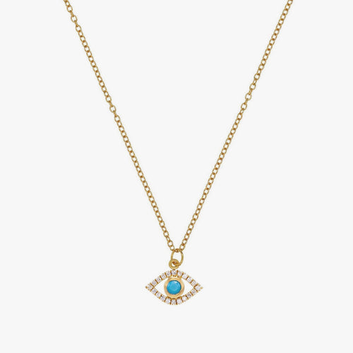 Evil Eye Turquoise Necklace