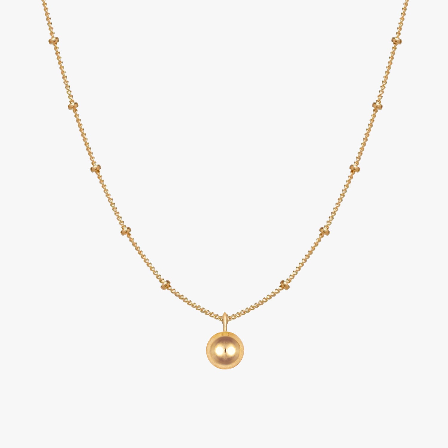 Ballsatellitenkette Halskette