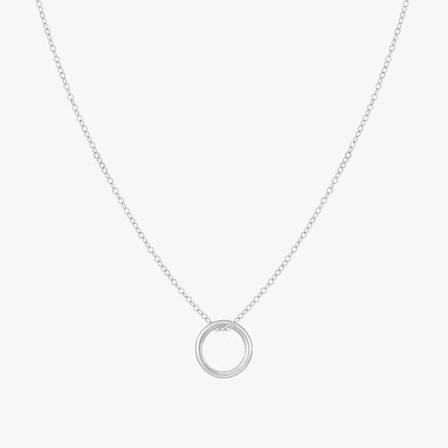 小さな円のネックレス