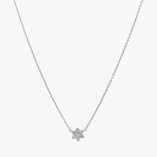 Pavé Flower Necklace