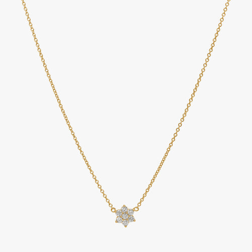 Pavé Flower Necklace