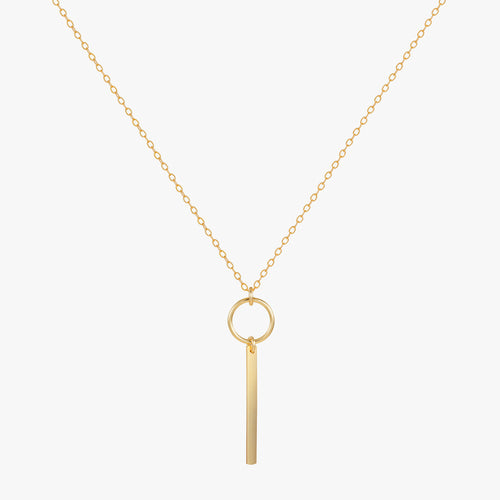 Circle Bar Necklace