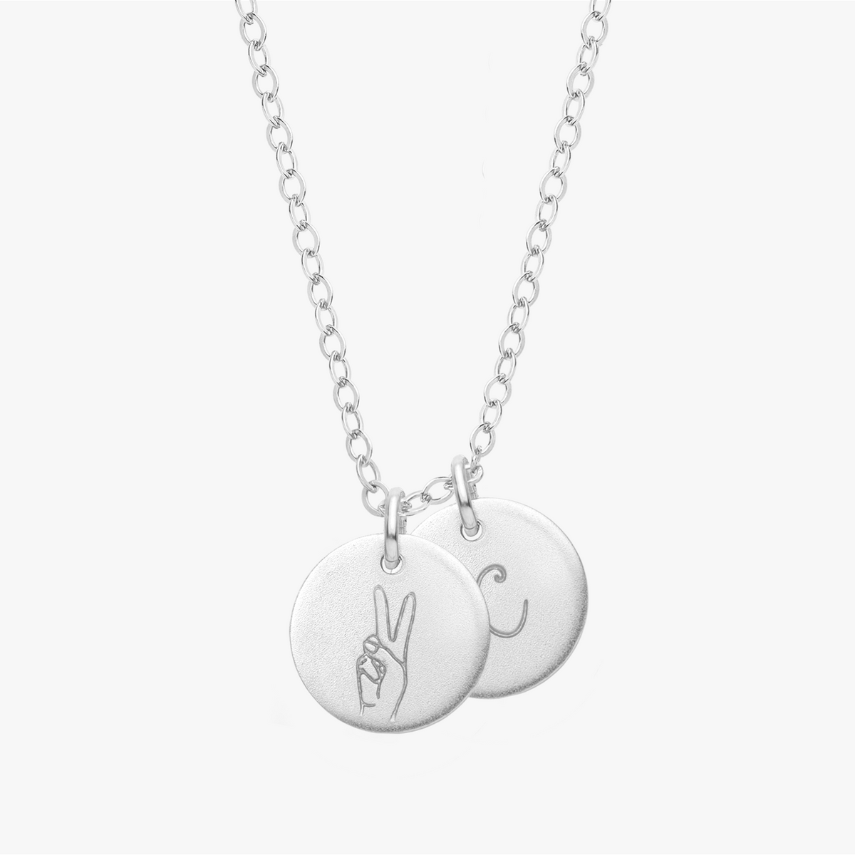 Collar inicial de tarot personalizado