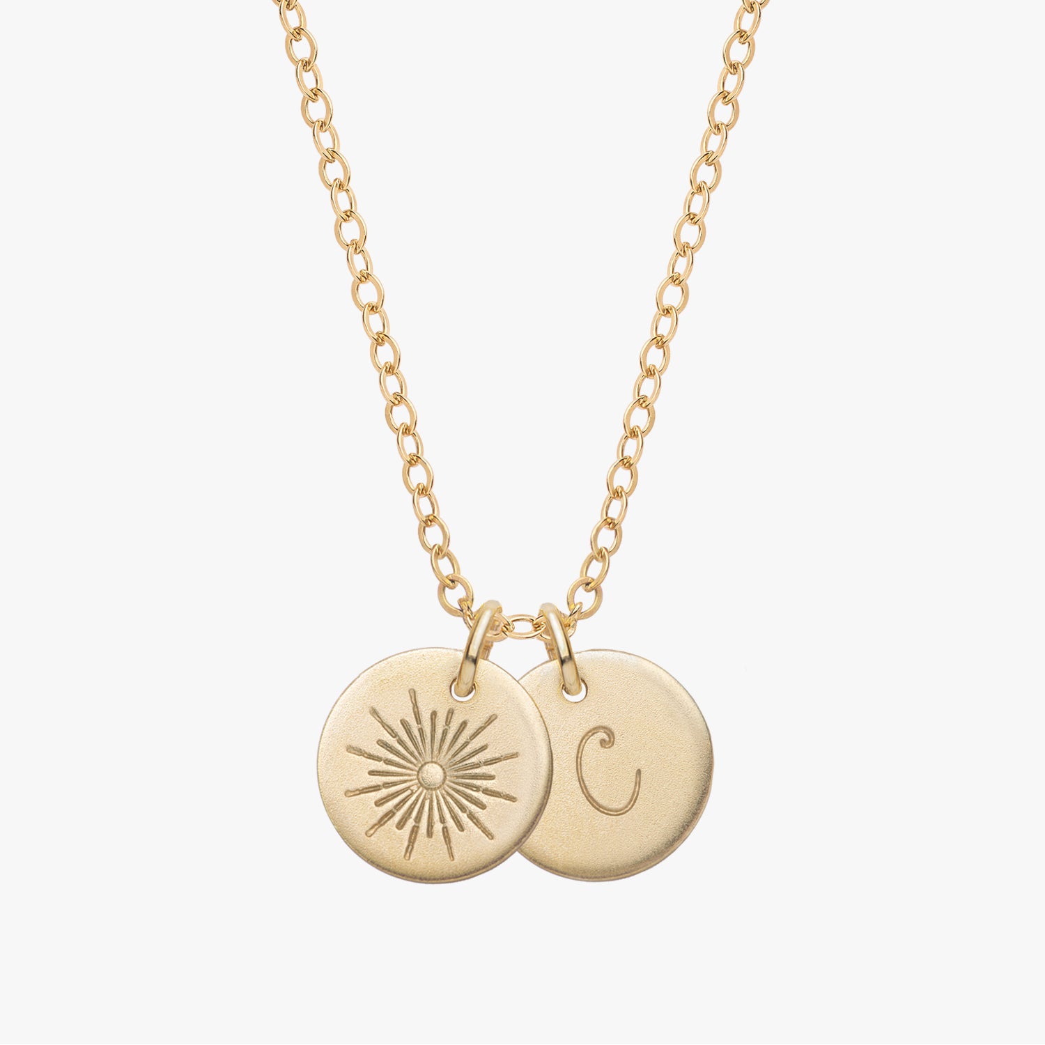 تارو المخصصة الفضة القلادة الأولية