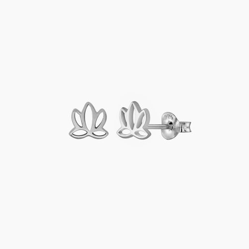 Lotus Stud Earrings