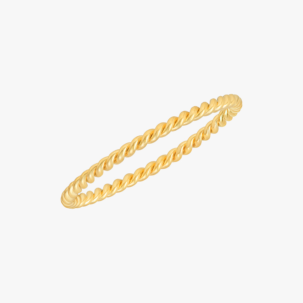 スキニーツイストリングゴールド – J&CO Jewellery