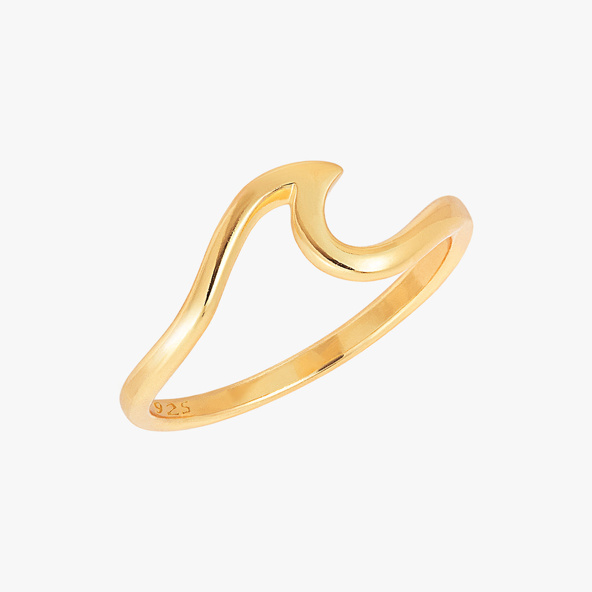 Vintage Golden Ocean Ring main image 0