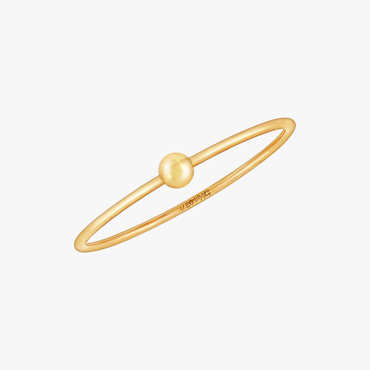 Golden Sole Ball Ring – J&CO Jewellery
