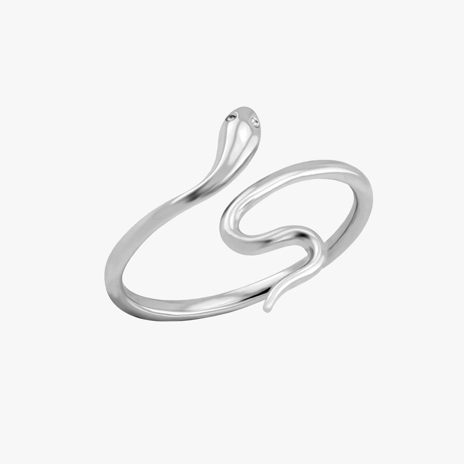 Snake Slide Ring Silber