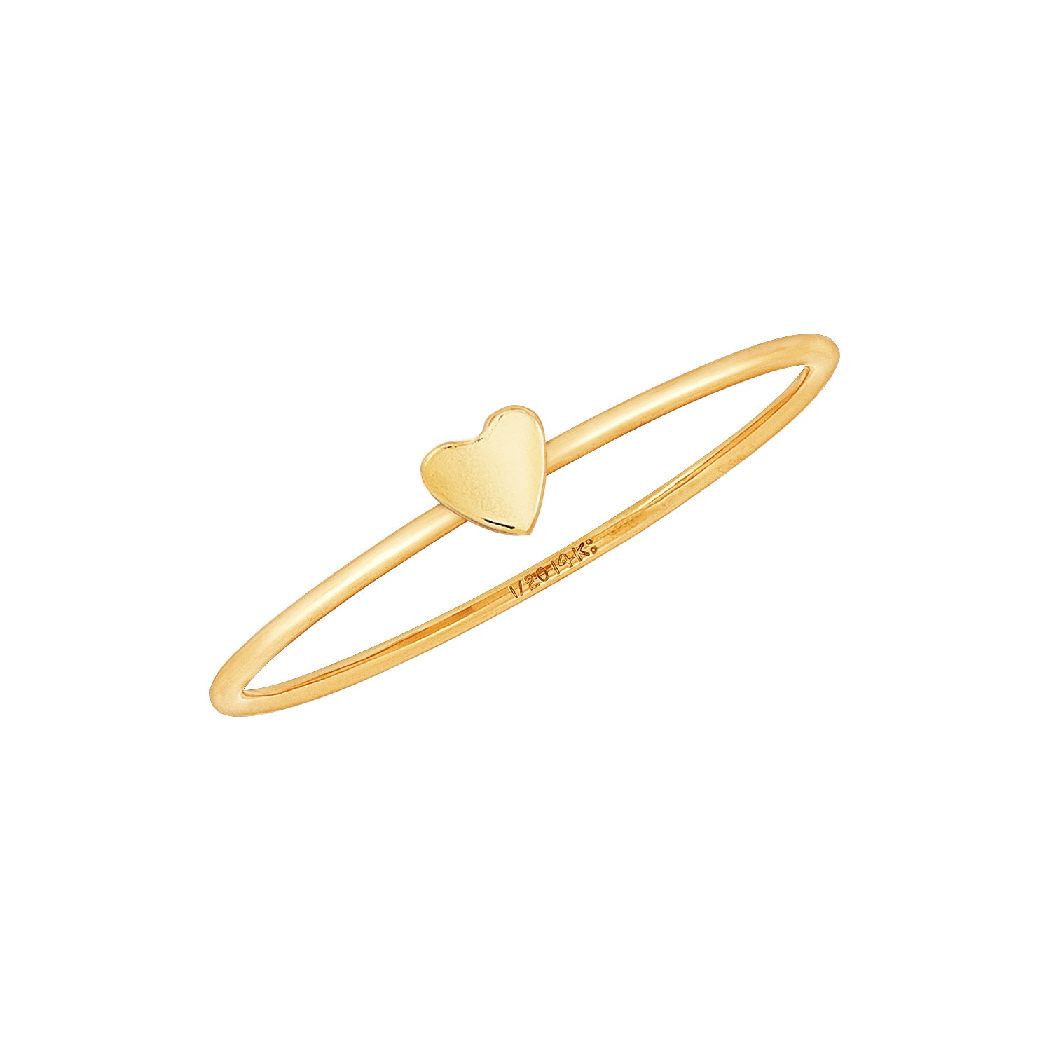 J&CO Jewellery Little Gold Heart Ring US 6 US 6