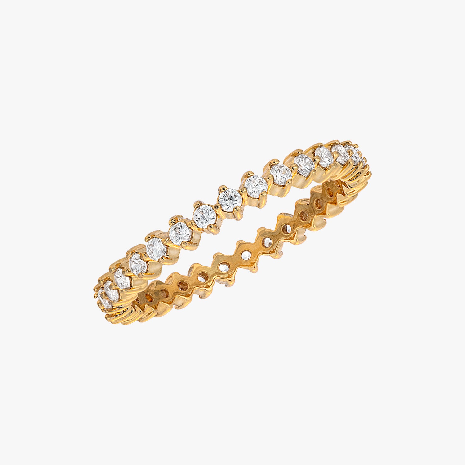 Ewigkeit CZ Ring Gold