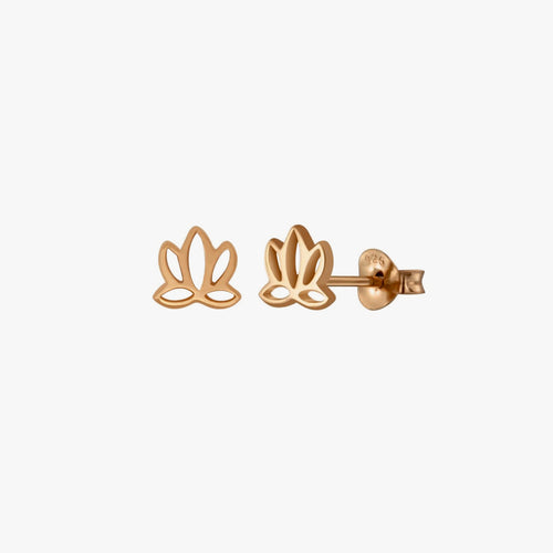 Lotus Stud Earrings