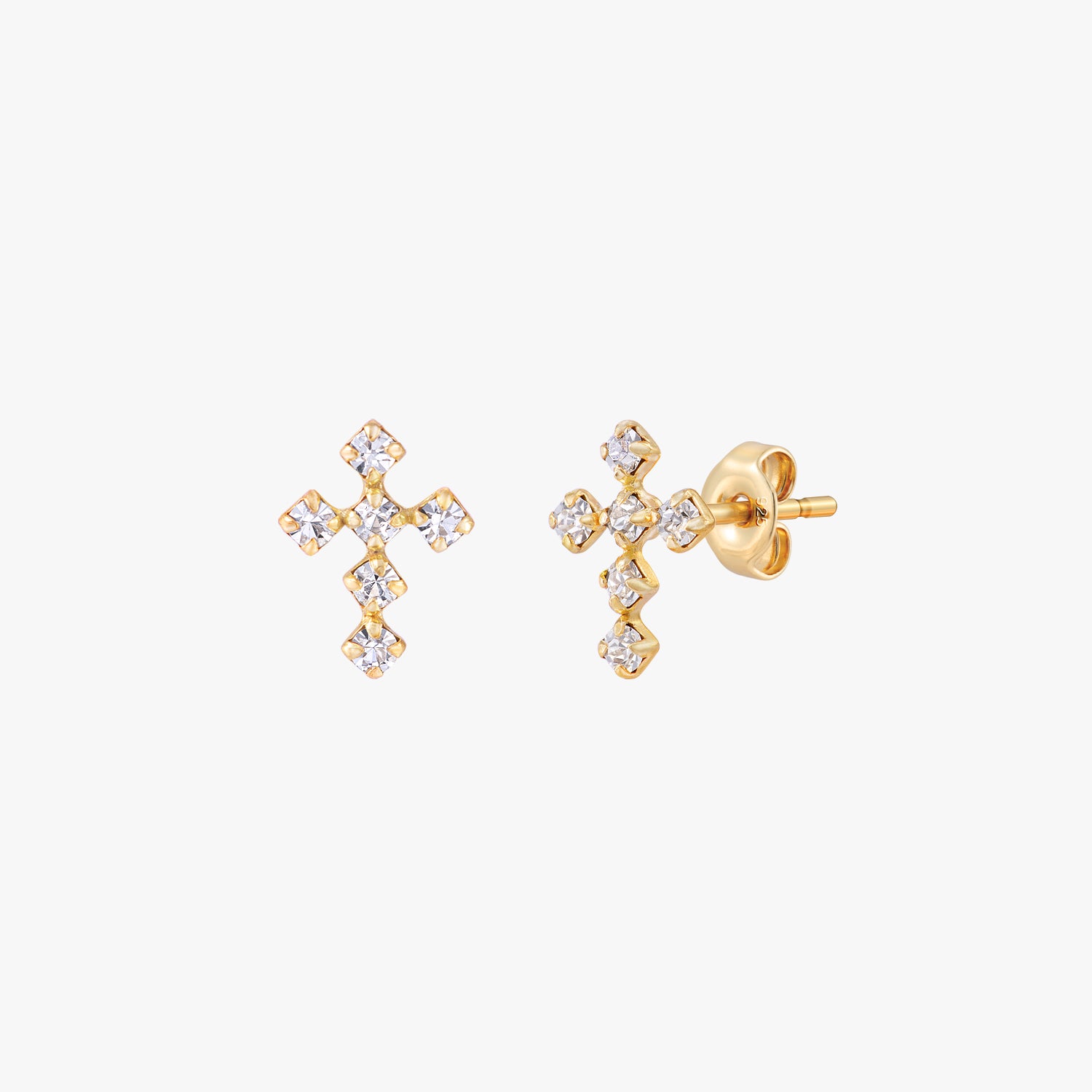 Stunning Cross Stud Earrings