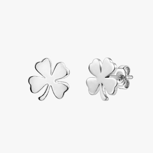 Shamrock Clover Stud Earrings