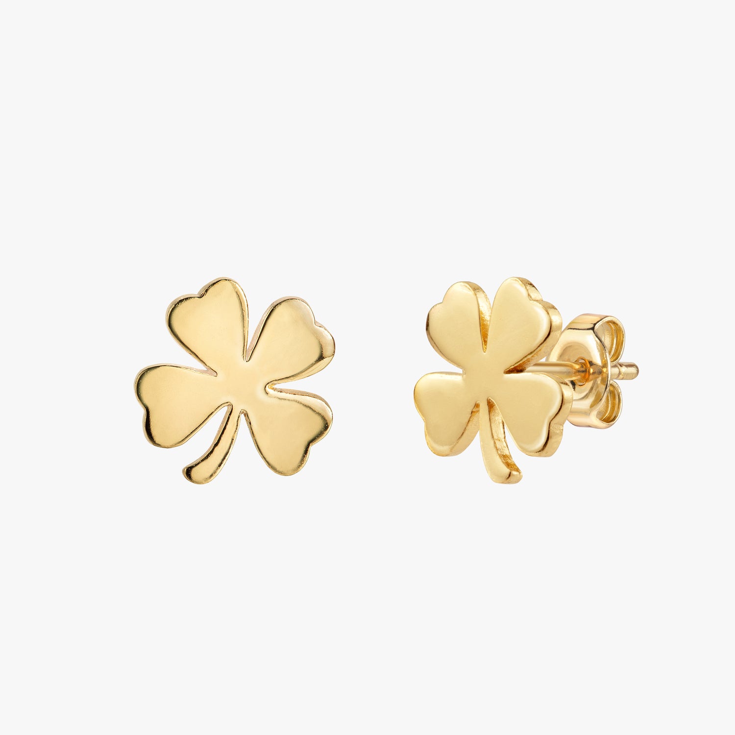 Shamrock Clover Stud Earrings
