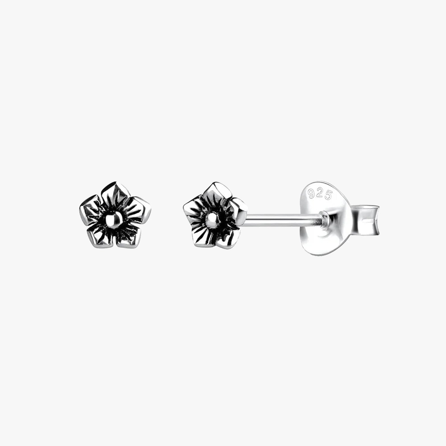 Jasmine Stud Earring in Sterling Silver Jasmine Stud Earring in Sterling Silver