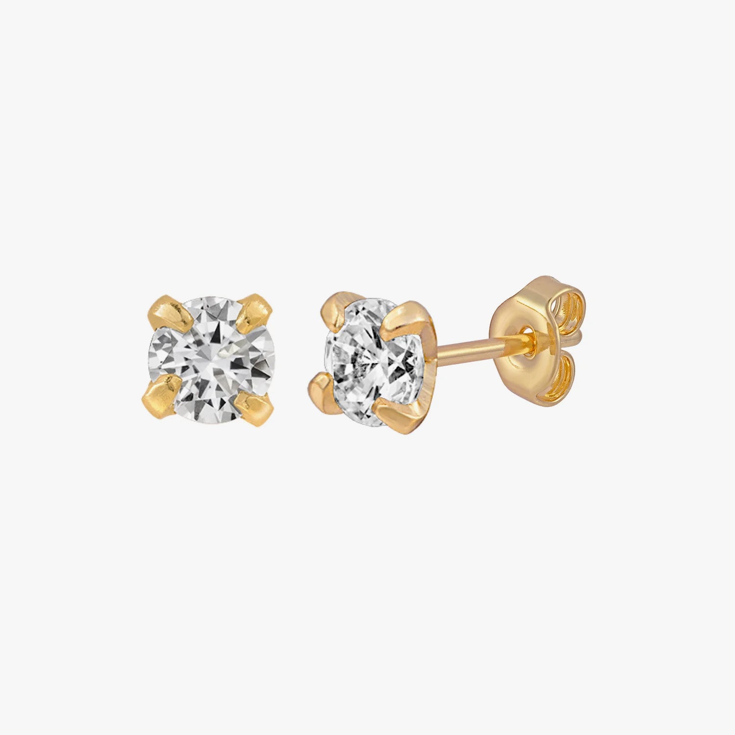 Sparkly Stud Earrings 5mm