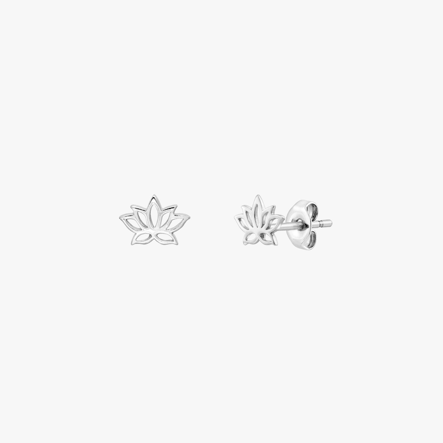 Pendientes de loto de yoga