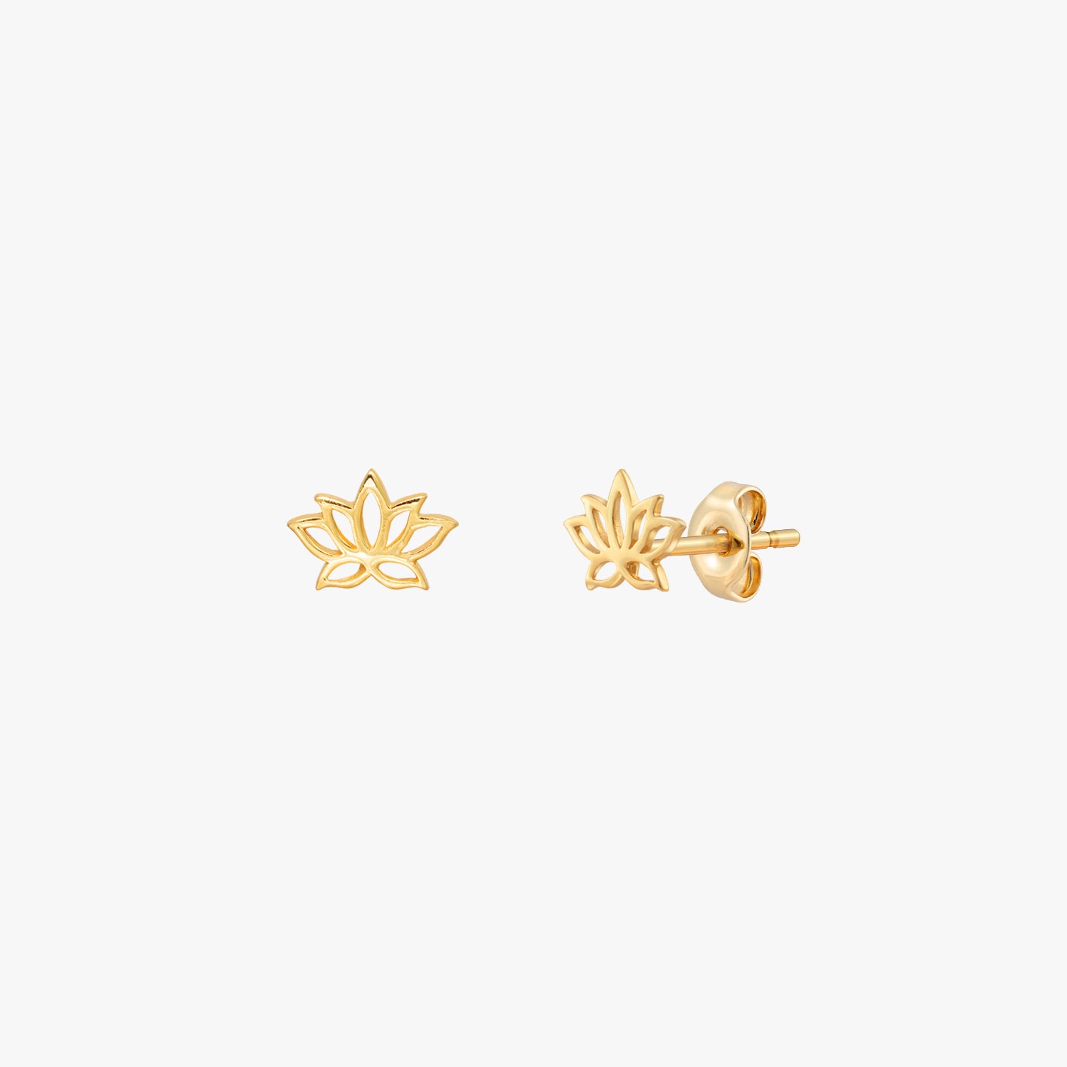 Pendientes de loto de yoga