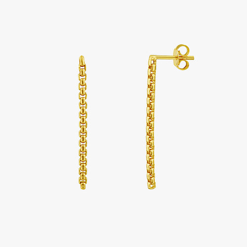 Pendientes de pernos de gota de cadena de enlaces