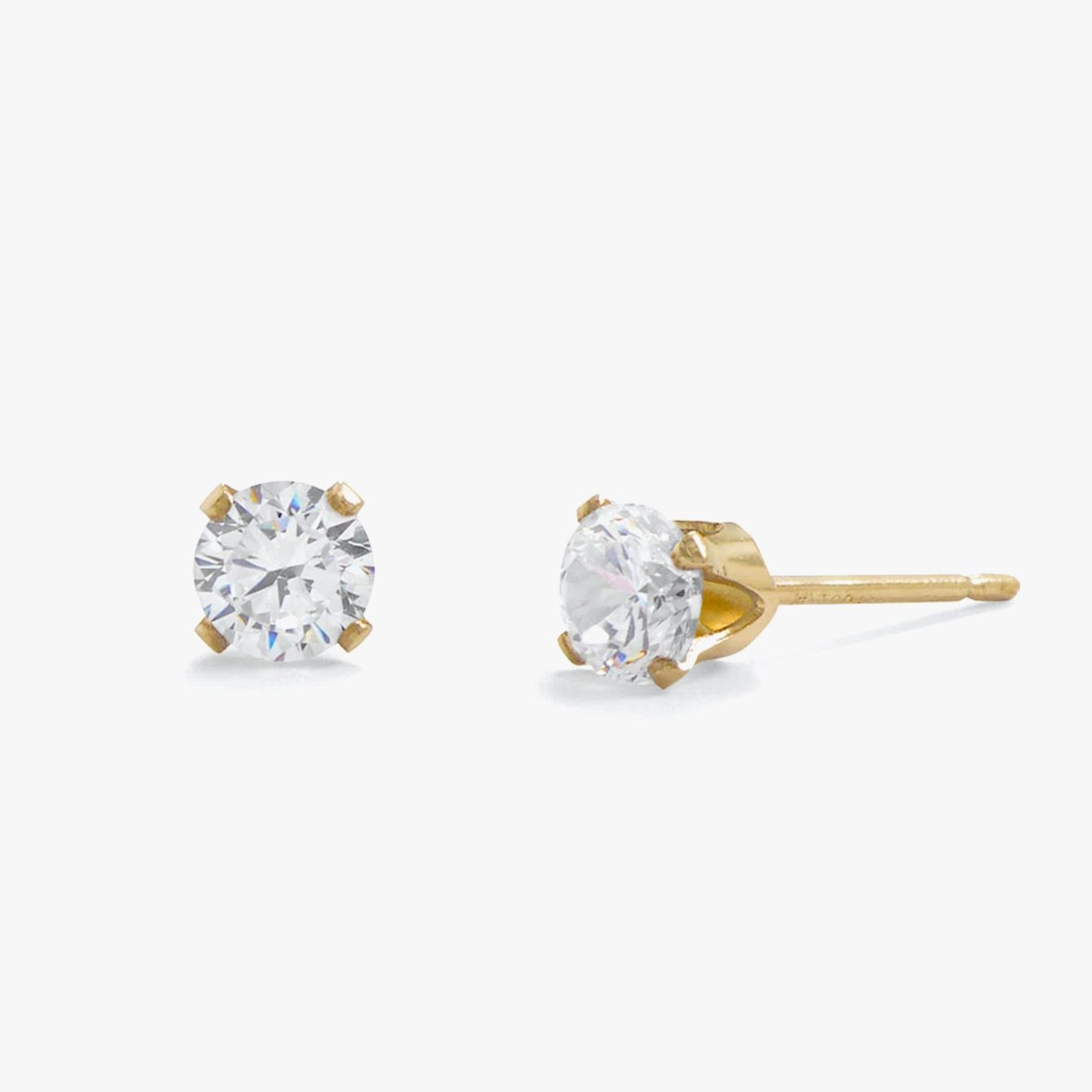 Princess Cubic Zirconia Stud Earrings