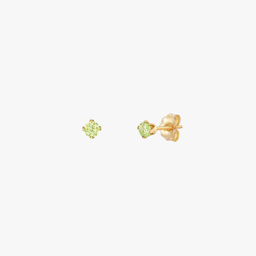 Sparkly Small Birthstones Stud Earrings