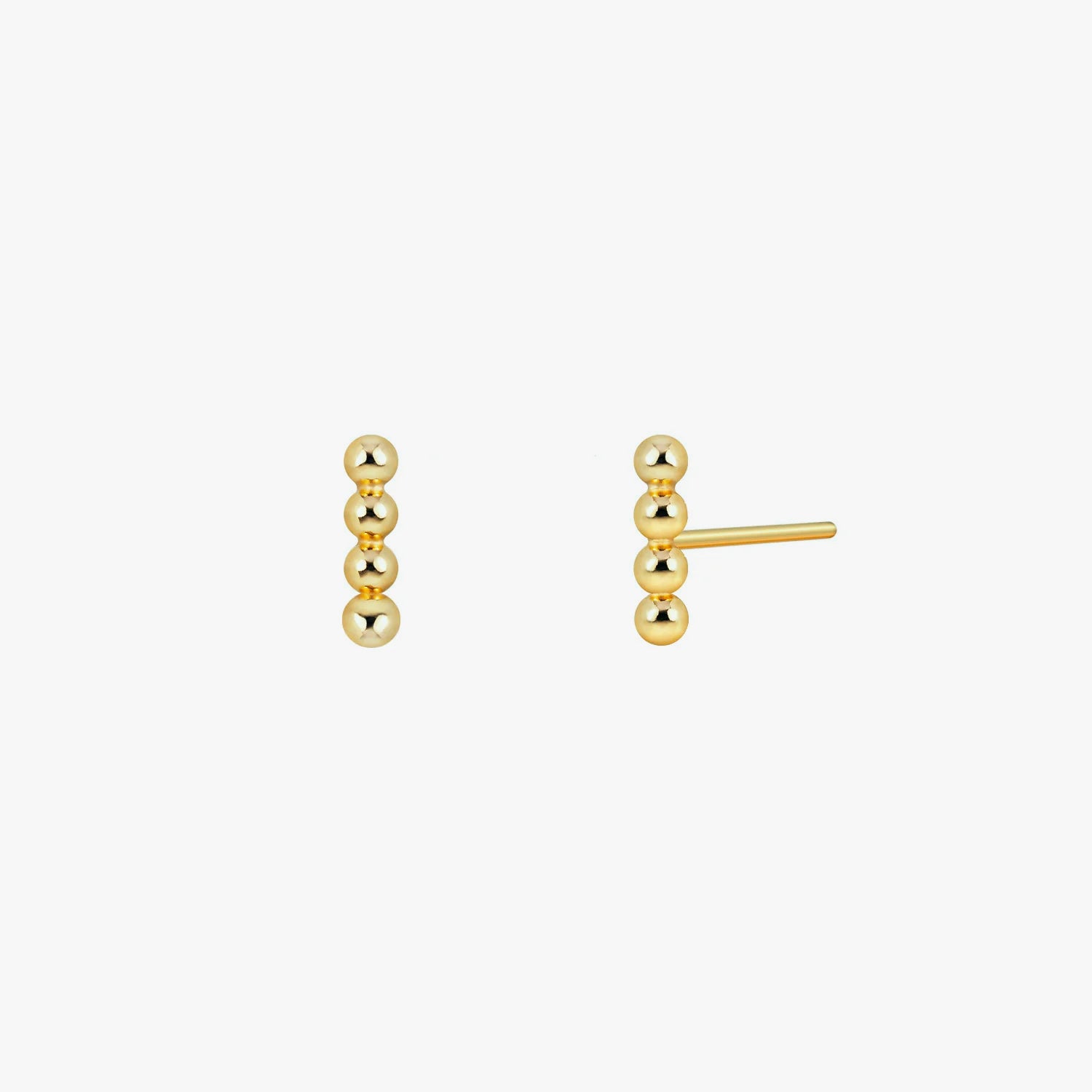 14K Gold Bubble Earring Backs (2 pieces)
