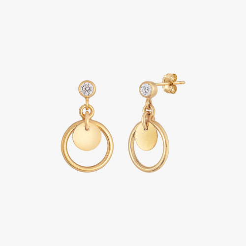 Sparkle Saturn Earrings