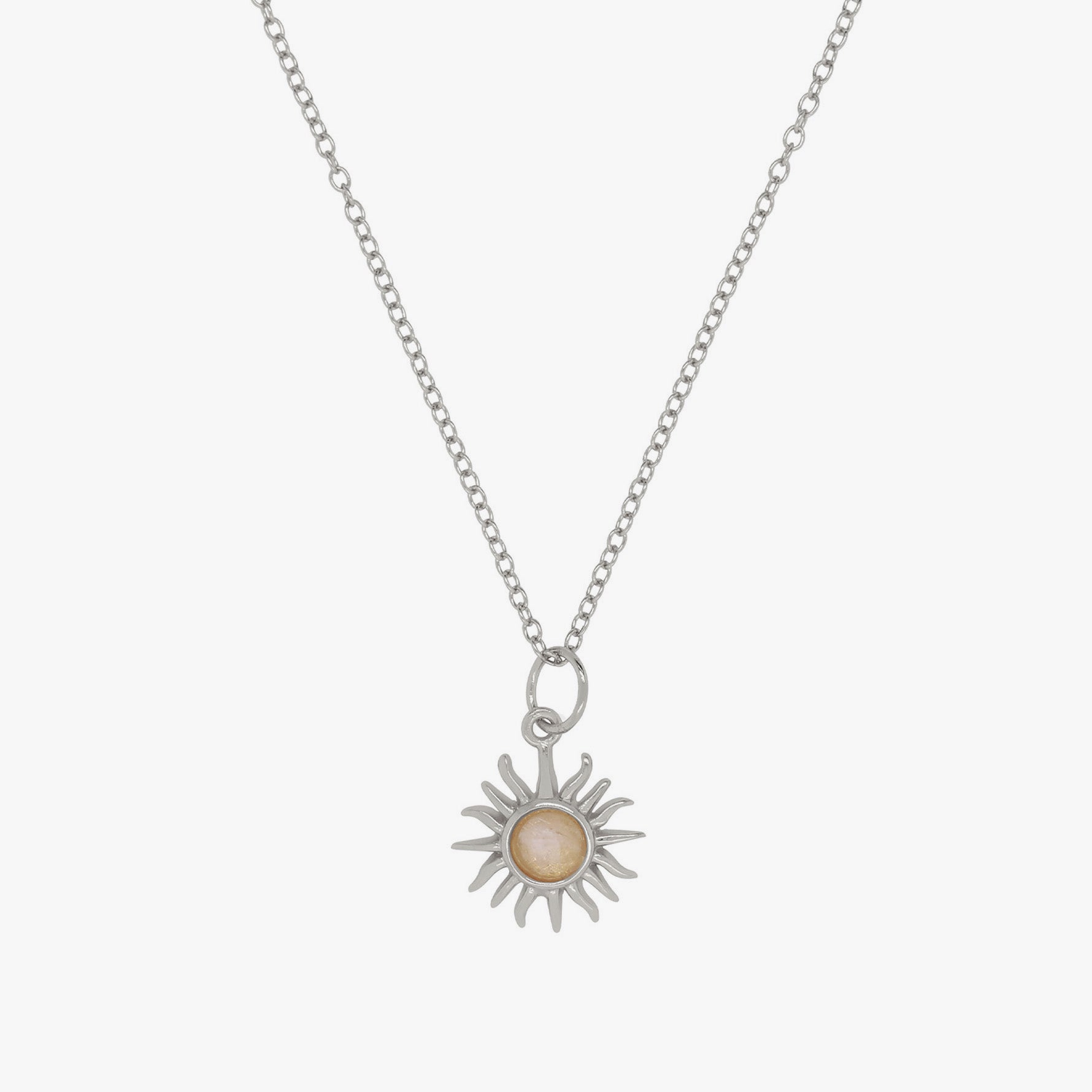 JEWEL TONE ジョエルトーン Moonstone Sun Necklace – J&CO Jewellery