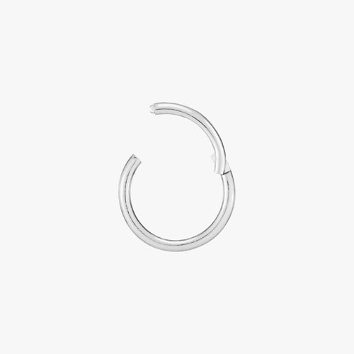 Surgical Steel Hinged Clicker Ring 8mm