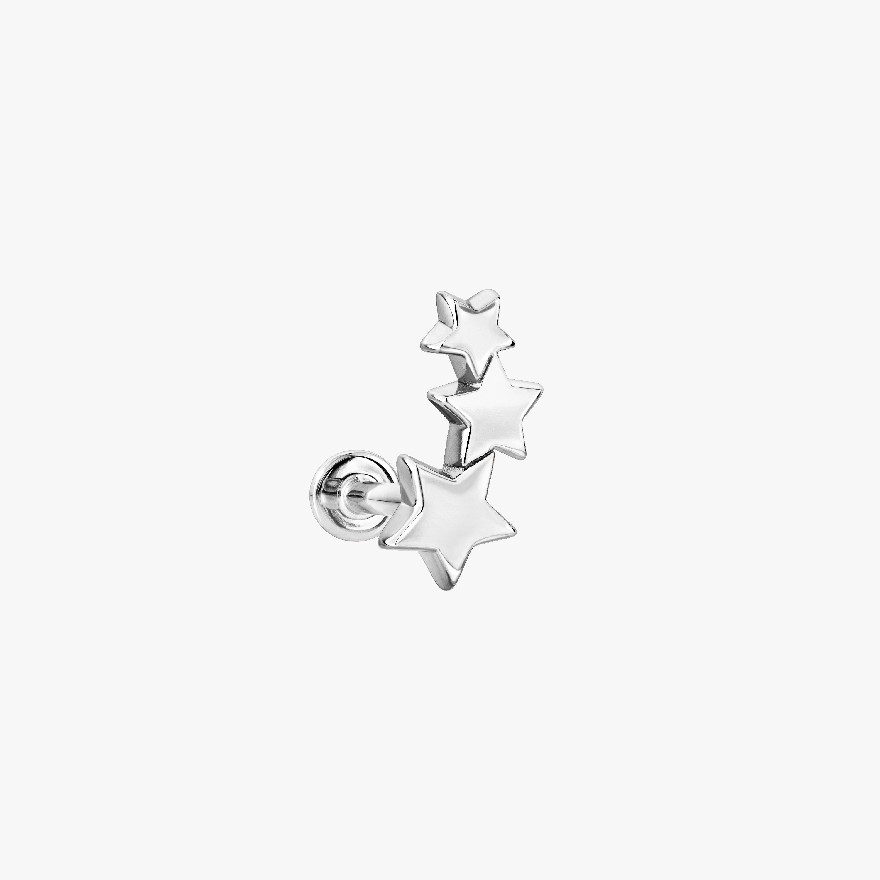 Triple Star Flatback Earring – J&CO Jewellery