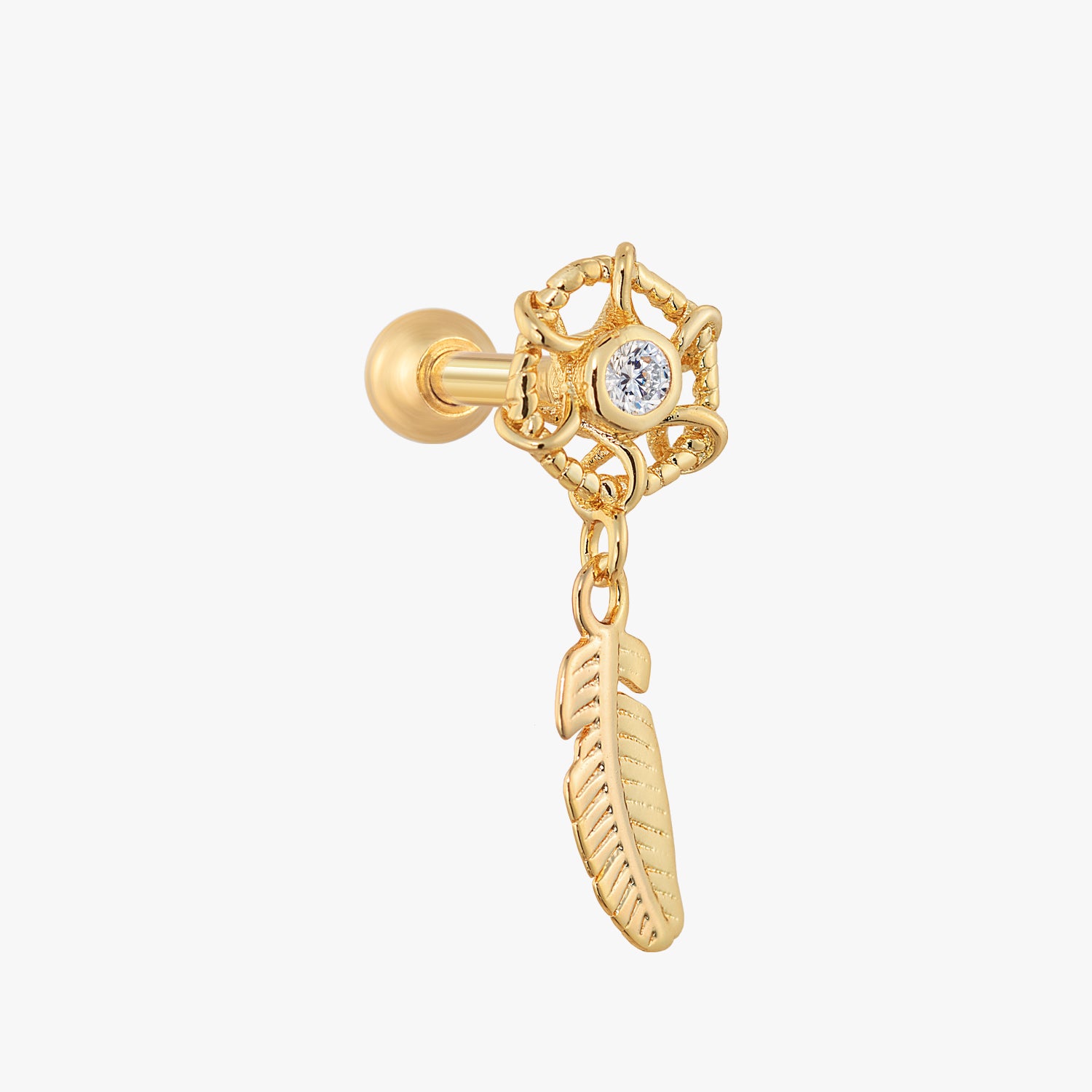 Dream catcher cartilage earring outlet