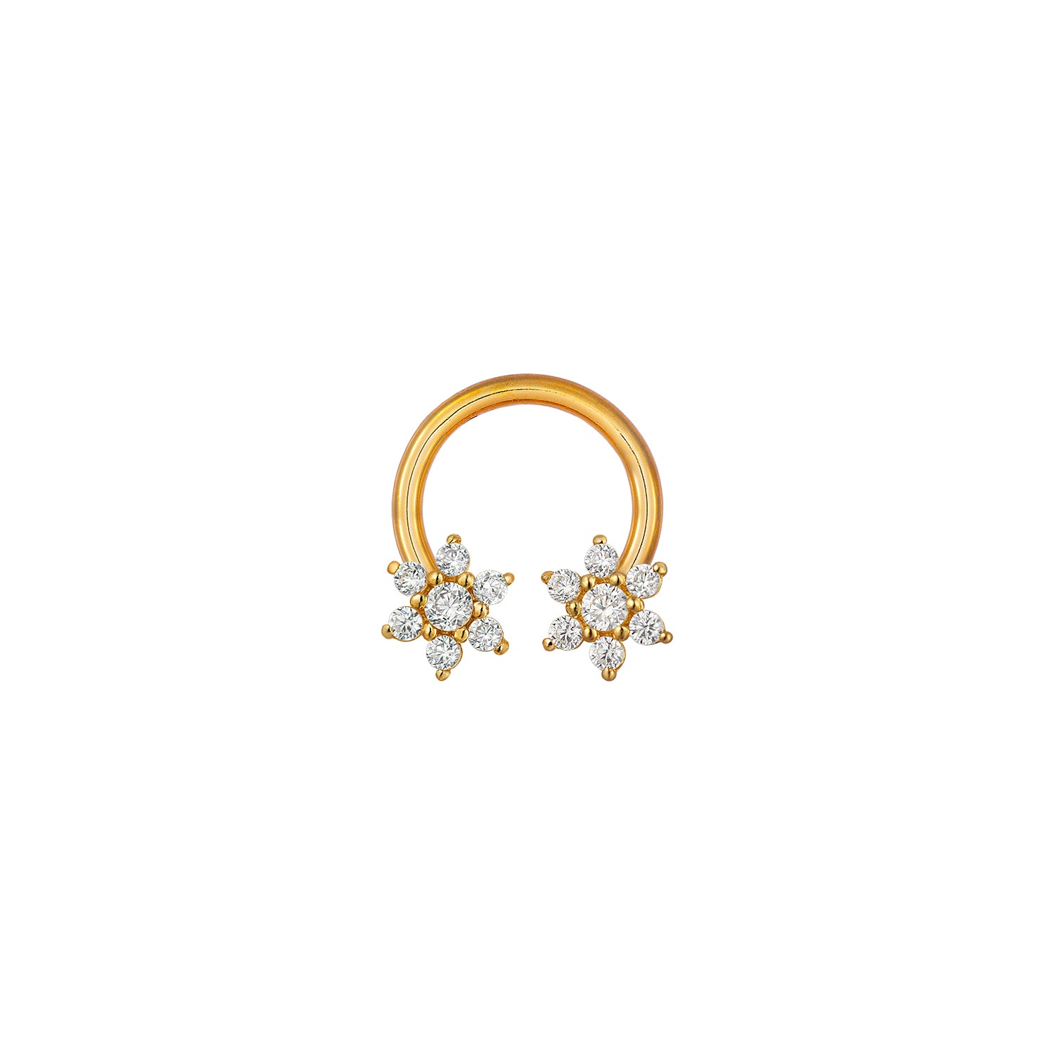Circular barbell deals jewelry