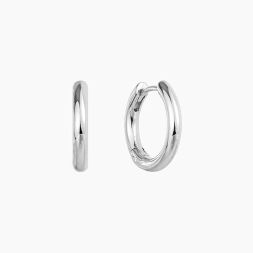 Minimal Clicker Hoop Earrings