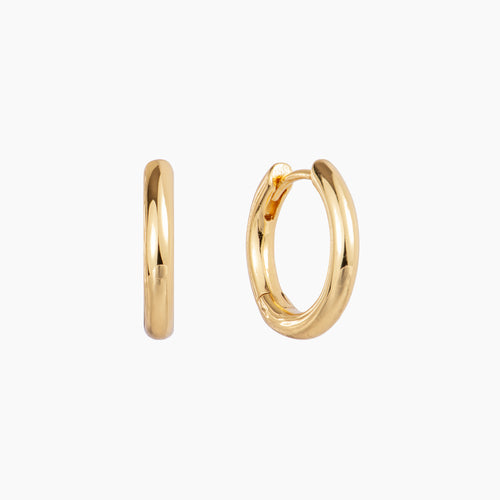 Minimal Clicker Hoop Earrings