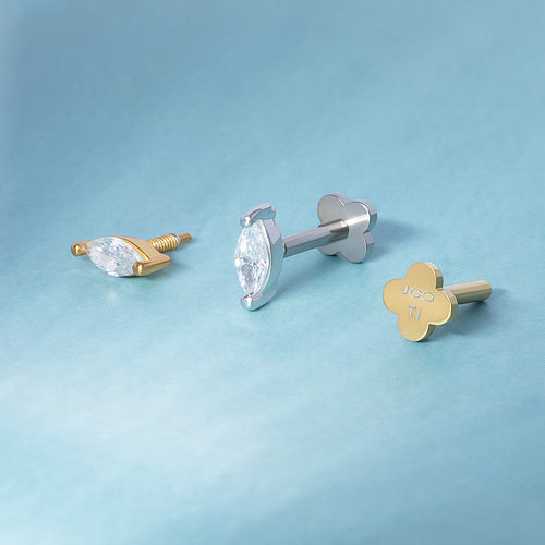 Micro Labret Interno Filettato Marquise