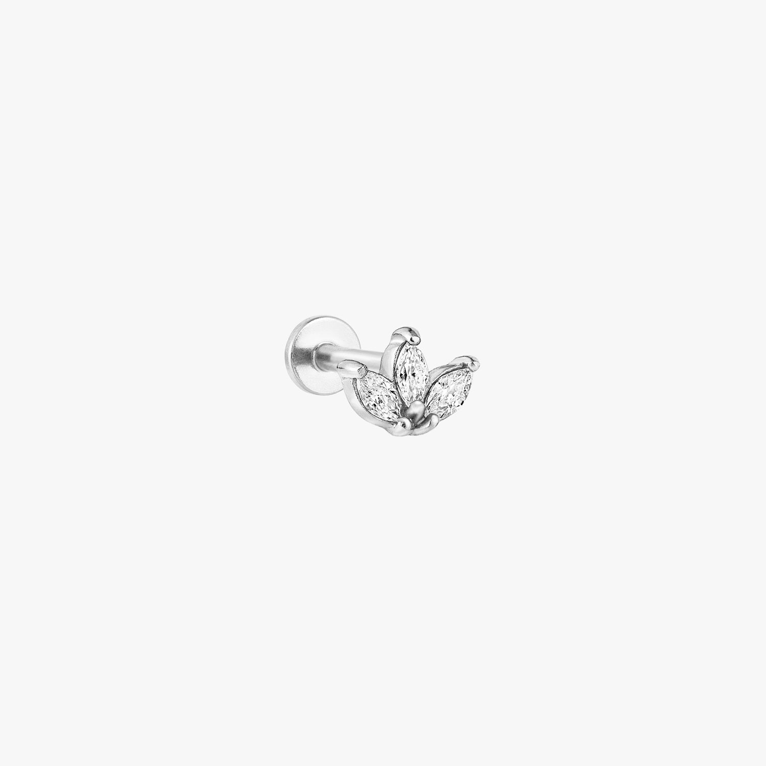 Lotus Flatback Earring – J&CO Jewellery