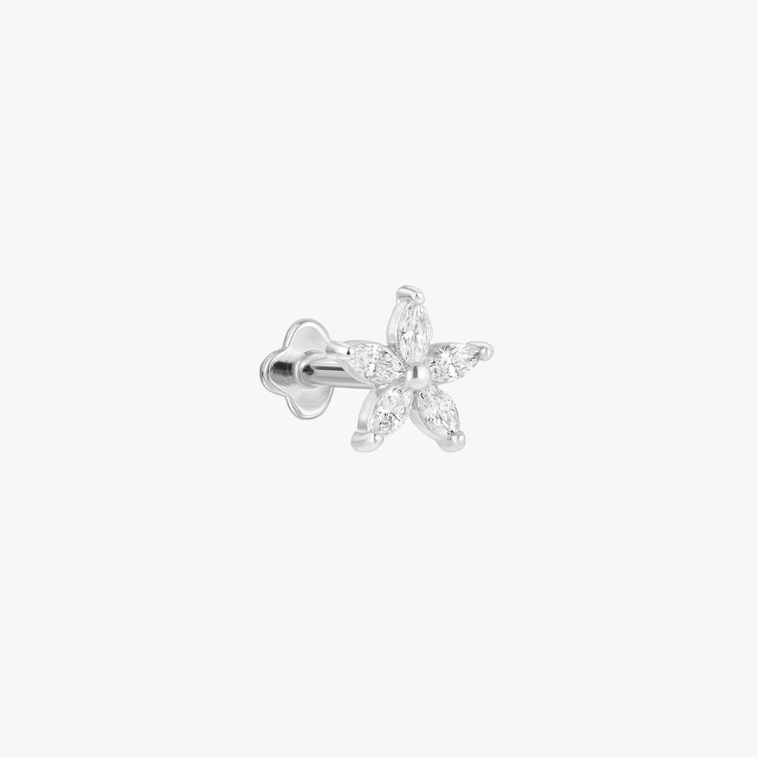 Marquise Bloom Flatback Örhänge