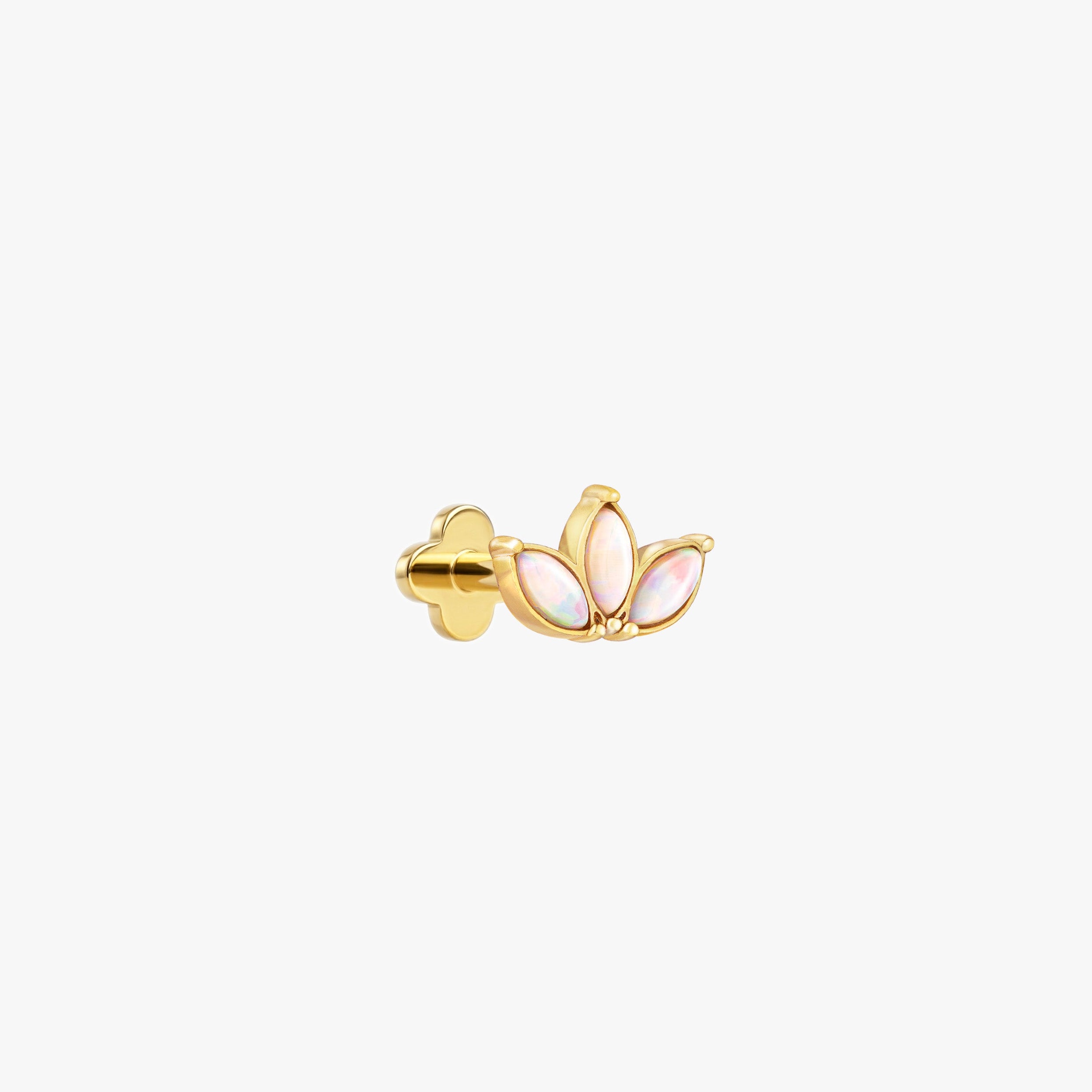 Opal Trio Marquise Flatback Earring – J&CO Jewellery