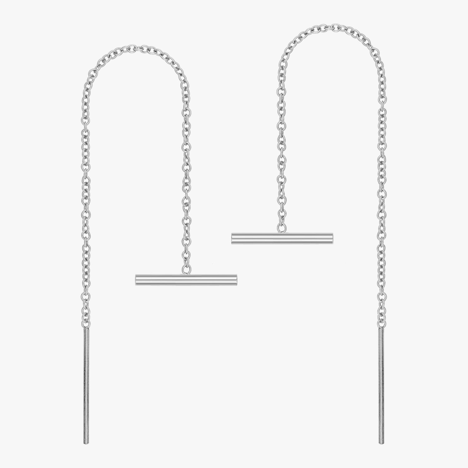 Bar Ear Threader Earrings J CO Jewellery