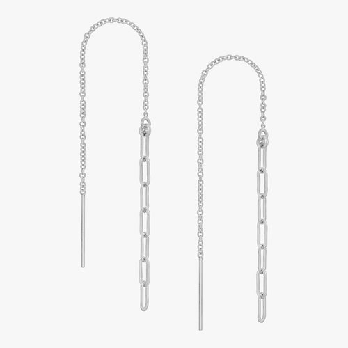 Boyfriend Chain Threader Earrings