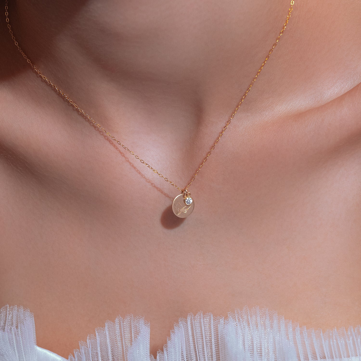 Personalized Hand Sign Gold Necklace