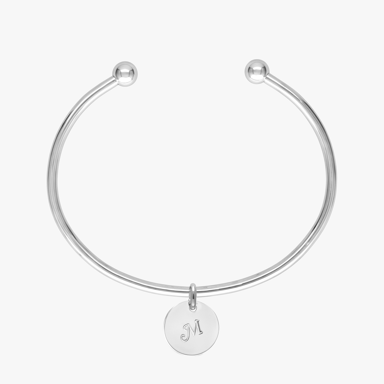 Personligt diskberlock-armband med manschett