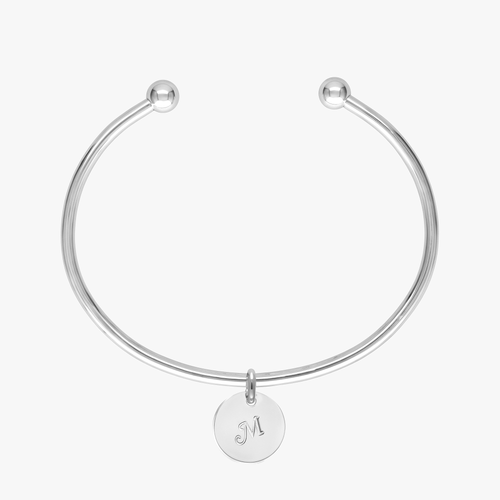 Personligt diskberlock-armband med manschett