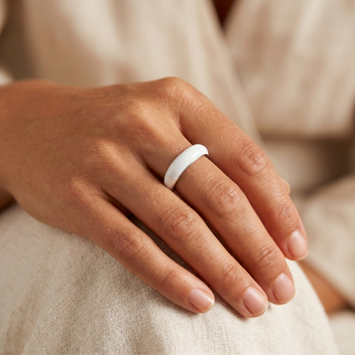 Minimaler Baguette Ring Gold