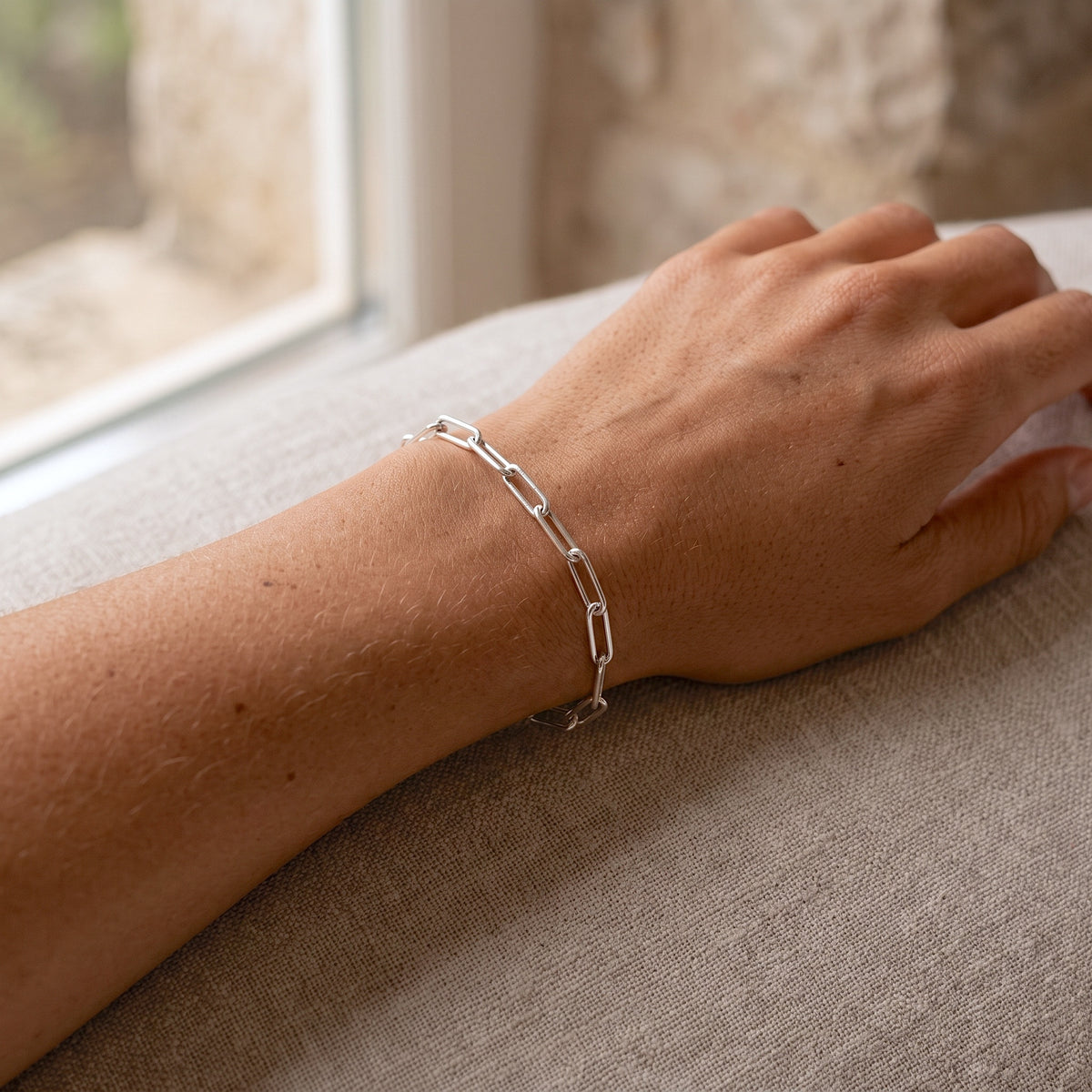 Muse -Papierclipkettenarmband